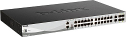 D-Link DGS-3130-30TS/B1A, PROJ L2+ Managed Switch with 24 10/100/1000Base-T ports and 2 10GBase-T po