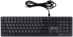 Клавиатура Оклик K953X механическая черный/серый USB Multimedia for gamer LED (1901086)