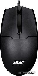 Мышь Acer OMW126 черный оптическая (1000dpi) USB (2but)