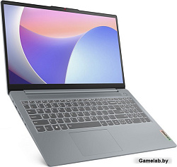 Ноутбук 15.6" FHD LENOVO IdeaPad Slim 3 gray (Core i3 1305U/8Gb/256Gb SSD/VGA int/noOS) ((82X7004BPS