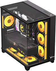 Корпус Formula Crystal Z9 черный без БП ATX 2xUSB3.0 1xUSB3.1 audio bott PSU