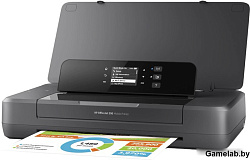 Принтер струйный HP OfficeJet 200 (CZ993A#BHC) A4 WiFi черный