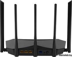 Роутер беспроводной Digma DWR-AX1501 AX1500 10/100/1000BASE-TX черный (упак.:1шт)