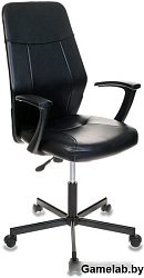 Кресло Бюрократ CH-605/BLACK черный искусственная кожа крестовина металл