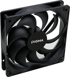 Вентилятор Digma DFAN-120-9 120x120x25mm 3-pin 4-pin (Molex)23dB 120gr Ret