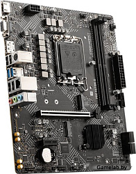 Материнская плата MSI PRO H610M-G Soc-1700 Intel H610 2xDDR5 mATX AC`97 8ch(7.1) GbLAN+VGA+HDMI+DP