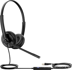 Гарнитура проводная Yealink UH34 Dual UC