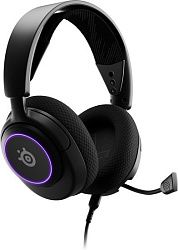 Наушники с микрофоном Steelseries Arctis Nova 3 черный 1.2м накладные оголовье (61631)