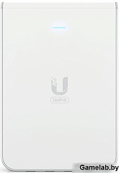 Ubiquiti UniFi 6 AP In-Wall Точка доступа 2,4+5 ГГц, Wi-Fi 6, 4х4 MU-MIMO, 5х 1G RJ45