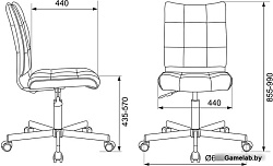 Кресло Бюрократ CH-330M черный Light-20 крестовина металл черный