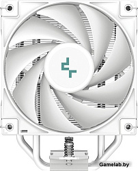 Кулер DEEPCOOL AK400 WH LGA1700/1200/115X/AM4 (18шт/кор, TDP 260W, PWM, Fan 120mm, 4 тепл. трубки, б