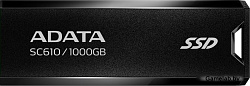 SSD жесткий диск USB3.2 1TB EXT. SC610-1000G-CBK/RD ADATA