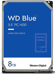 Жесткий диск WD SATA-III 8TB WD80EAAZ Desktop Blue (5640rpm) 128Mb 3.5"