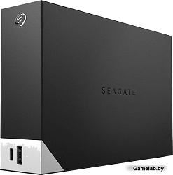 Seagate Внешний жесткий диск 3.5", USB 3.2 Gen1 (USB 3.0, USB 3.1 Gen1) Type-C, черный STLC10000400 