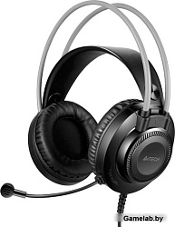 Наушники с микрофоном A4Tech Fstyler FH200i серый 1.8м накладные оголовье (FH200I GREY)