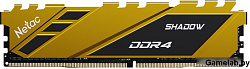 Netac Shadow 16GB DDR4-2666 C19 Yellow Memory module (DIMM)