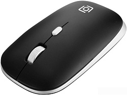 Мышь Оклик 599MWB черный оптическая (1600dpi) silent беспроводная BT/Radio USB для ноутбука (4but)