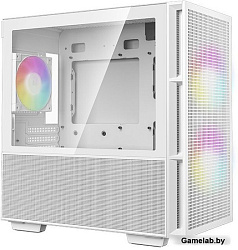 Корпус Deepcool CH360 WH без БП, боковое окно (закаленное стекло), 2x140мм ARGB LED вентилятор спере