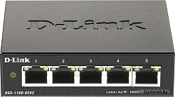 D-Link DGS-1100-05V2/A1A, L2 Smart Switch with 5 10/100/1000Base-T ports2K Mac address, 802.3x Flow 