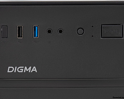 Корпус Digma DCC-MD301 черный без БП ATX 1x80mm 4x120mm 1xUSB2.0 1xUSB3.0 audio