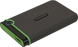 Жесткий диск Transcend USB 3.0 1Tb TS1TSJ25M3S StoreJet 25M3 (5400rpm) 2.5" серебристый