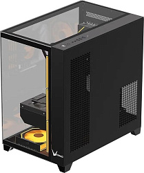Корпус Formula Crystal Z9M черный без БП mATX 1xUSB3.0 1xUSB3.1 audio bott PSU