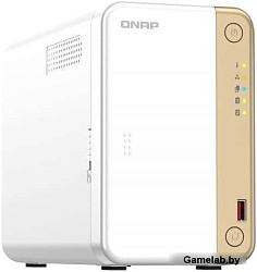 Сетевое хранилище NAS Qnap Original TS-262-4G 2-bay настольный Celeron N4505