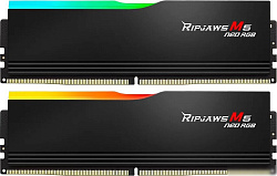 Модуль памяти DDR5 G.SKILL RIPJAWS M5 NEO RGB 32GB (2x16GB) 6000MHz CL36 (36-36-36-96) 1.35V / F5-60