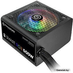 Блок питания Thermaltake Smart RGB 500W (PS-SPR-0500NHSAWE-1) v2.3,A.PFC,80 Plus,Fan 12 см,Retail