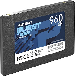 SSD жесткий диск SATA2.5" 960GB BURST PBE960GS25SSDR PATRIOT