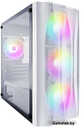 Корпус 1STPLAYER FIREBASE X3-M White / mATX, TG / 4x120mm LED fans inc. / X3-M-WH-4F1-W