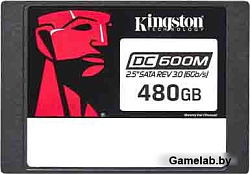 Kingston Enterprise SSD 480GB DC600M 2.5" SATA 3 R560/W470MB/s 3D TLC MTBF 2M 94 000/41 000 IOPS 876