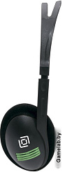 Наушники с микрофоном Оклик HS-M100 черный 1.8м накладные оголовье (1532004)