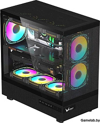 Корпус Formula Crystal Z8 черный без БП ATX 9x120mm 7x140mm 1xUSB2.0 1xUSB3.0 1xUSB3.1 audio bott PS
