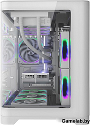 Корпус 1STPLAYER UVIEW UV6 White / mATX / UV6-WH