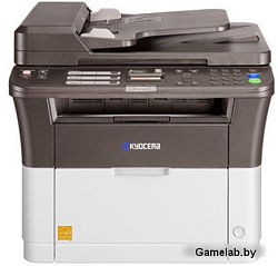 МФУ Kyocera Ecosys FS-1025MFP, лазерный принтер/сканер/копир A4, 25 стр/мин, 1200x1200 dpi, 64 Мб, A