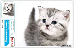Коврик для мыши Buro BU-M40087 рисунок/котенок
