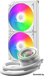 Комплект водяного охлаждения ID-COOLING FX240 INF WHITE LGA1700/1200/115X/AM4/AM5 (4шт/кор,TDP 300W,