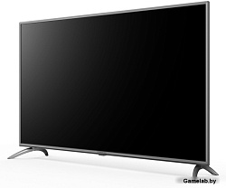 Телевизор LED Starwind 55" SW-LED55UG400 Яндекс.ТВ стальной 4K Ultra HD 60Hz DVB-T DVB-T2 DVB-C DVB-