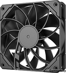 Вентилятор ID-COOLING TF-12025-PRO BLACK 120x120x25мм (60шт./кор, PWM, резиновые углы, черный, 700-1