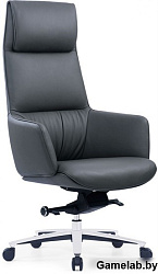 Кресло руководителя Cactus CS-LBK-MILANO кожа с подголов. крестов. алюминий