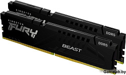 Оперативная память Kingston Fury Beast Black AMD [KF560C36BBEK2-64] 64 ГБ