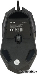 Мышь Acer OMW170 черный оптическая (3200dpi) USB (6but)
