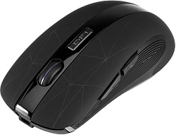 Мышь Оклик 976GW черный оптическая (3200dpi) беспроводная USB (6but)