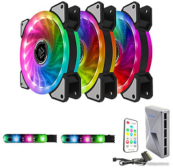 ALSEYE Вентилятор в корпус ALSEYE CRLS-300DS 3pcs argb fan kit with controller,2pcs LED strips,size: