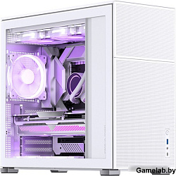 Корпус JONSBO D41 MESH White без БП, боковая панель из закаленного стекла, mini-ITX, micro-ATX, ATX,