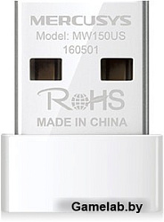 Сетевой адаптер WiFi Mercusys MW150US USB 2.0 (ант.внутр.) 1ант.