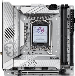 MSI Материнская плата MSI MPG Z890I EDGE TI WIFI Z890, LGA1851, 4*DDR5, 2*PCIEx16, 1*PCIEx1, 5*M.2, 