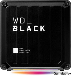 Накопитель SSD WD Thdb3 1Tb WDBA3U0010BBK-EESN D50 Game Dock 1.8" черный USB 3.1 type C