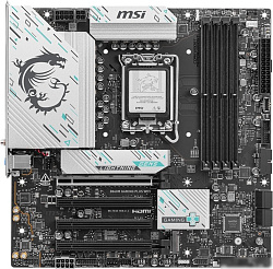 MSI Материнская плата MSI B860M GAMING PLUS WIFI B860, LGA1851, 4*DDR5, 4*PCIEx16, 3*M.2, 1*TypeC, 1